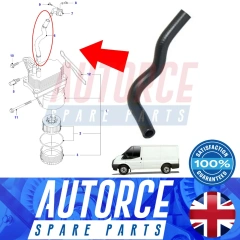 Патрубок маслоохладителя Ford TRANSIT 2.4 TD 2000-13  4611836